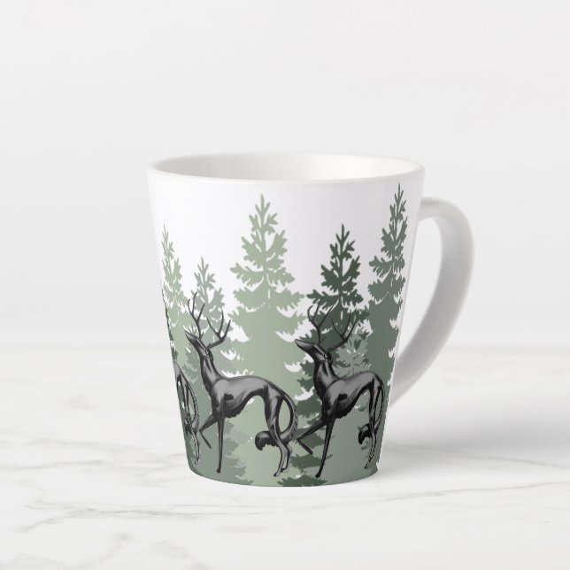Taza De Café Latte DeerZoi Forest Mug (Ángulo derecho)