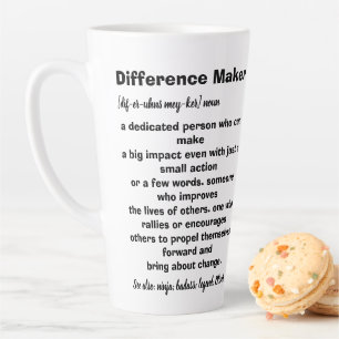 Taza De Café Latte Definición de generador de diferencias Inspiradora