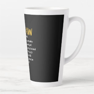 Taza De Café Latte Definición de memaw de arte madre