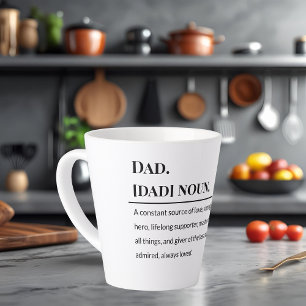 Taza De Café Latte ☕ definición de padre   Un cambio significativo en