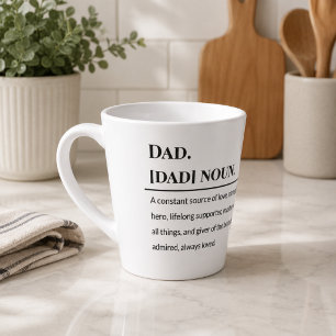 Taza De Café Latte Definición de Papá ☕ Gif significativo para el D