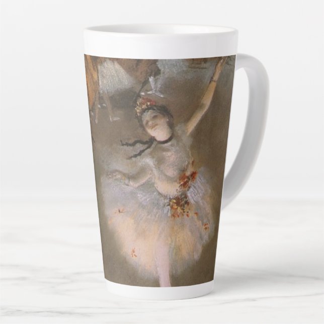 Taza De Café Latte Degas La Estrella (Ángulo derecho)