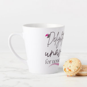 Taza De Café Latte Deliciosamente no disponible