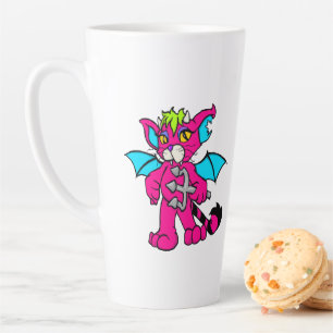 Taza De Café Latte Demon Kitty Latte Mug