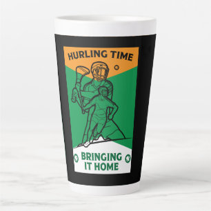 Taza De Café Latte Deporte irlandés arrollador