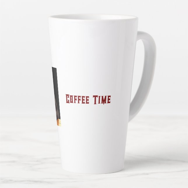 Taza De Café Latte Descanso para un café de Panda (Ángulo derecho)