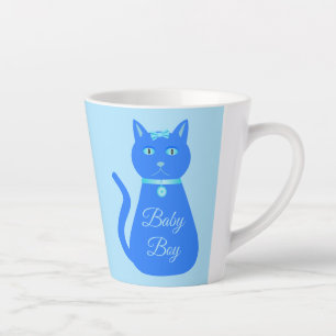 Taza De Café Latte Descubrimiento de género de Personalizado de gato