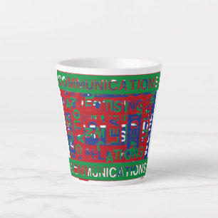 Taza De Café Latte Desglose de las comunicaciones