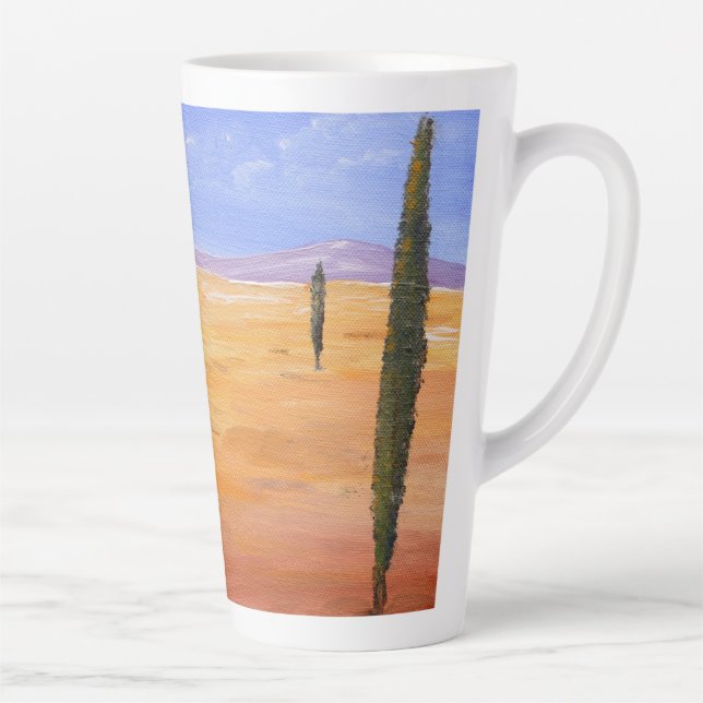 Taza De Café Latte Desierto - Surreal (Derecha)
