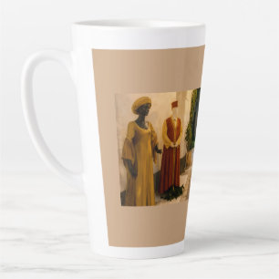 Taza De Café Latte Design elegante e raffinato