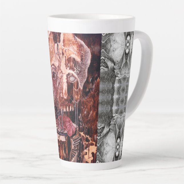 TAZA DE CAFÉ LATTE DETERIORO DE LA MENTE SOBRE EL ASUNTO (Ángulo derecho)