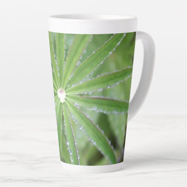 Taza De Café Latte Dewdrop (Ángulo derecho)