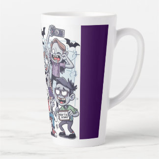 Taza De Café Latte Día de la foto de clase de monstruos