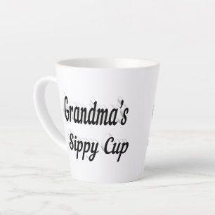 Taza De Café Latte Día de la Madre negro de cita de café divertida de