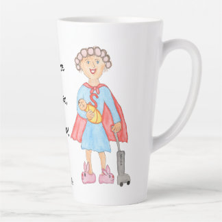Taza De Café Latte Día de la Madre Super Mamá