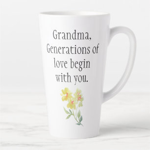 Taza De Café Latte Día de los Abuelos
