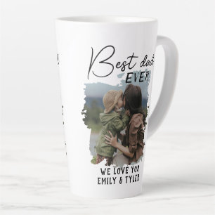 Taza De Café Latte Día de los padres de la mejor fotografía de la fam