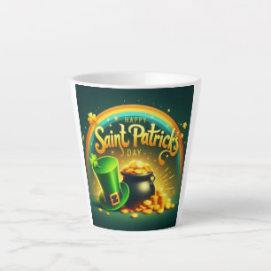 Taza De Café Latte Día de San Patricio