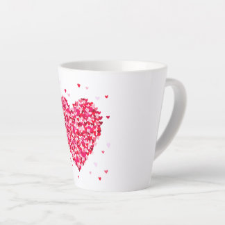 Taza De Café Latte Día de San Valentín de forma de corazón Regalo de 