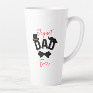 Taza De Café Latte Día del Padre Elegante