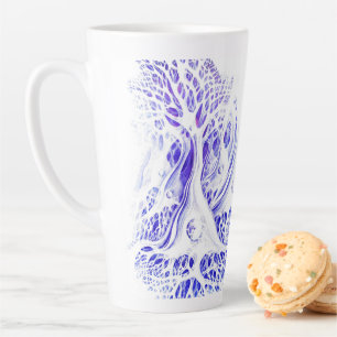Taza De Café Latte Dibujo de bolígrafo de neuronas piramidales