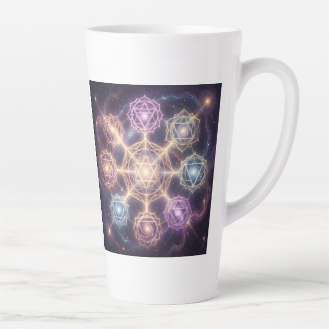 Taza De Café Latte Die 7 Chakren´7 (Derecha)