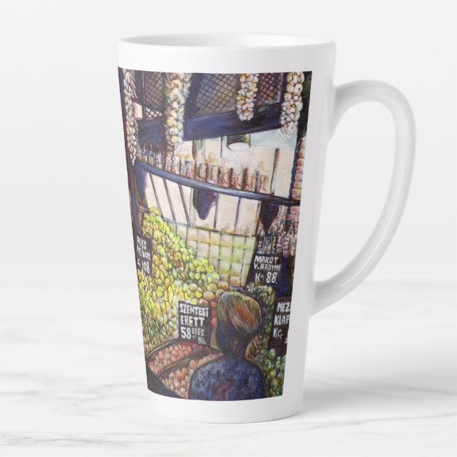 Taza De Café Latte Dimensiones de la curiosidad (Derecha)