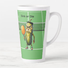 Taza De Café Latte Dink or Die Pickleball