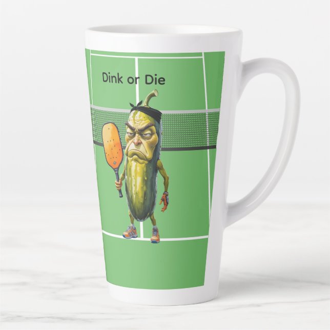 Taza De Café Latte Dink or Die Pickleball (Derecha)