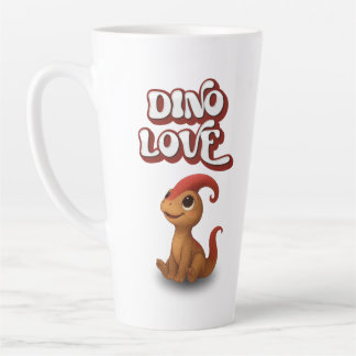 Taza De Café Latte Dino Love – Kammli Looks Up