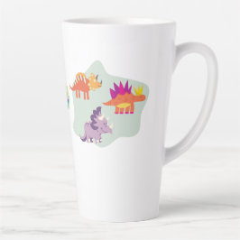 Taza De Café Latte Dinosaurio
