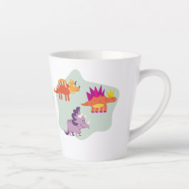 Taza De Café Latte Dinosaurio
