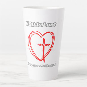 Taza De Café Latte Dios Es Amor.