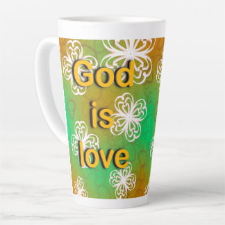 Taza De Café Latte Dios es amor