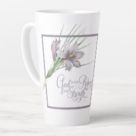 Taza De Café Latte Dios es nuestro Refugio y fuerza