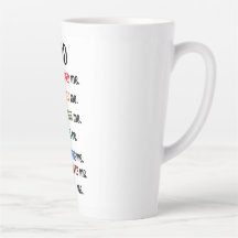 "DIOS ME DISEÑÓ" Latte Mug