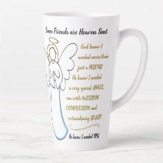 Taza De Café Latte Dios sabía que te necesitaba amistad