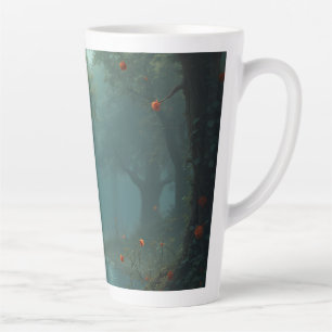 Taza De Café Latte diosa del bosque