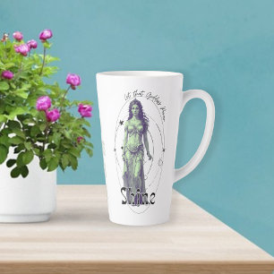 Taza De Café Latte Diosa griega