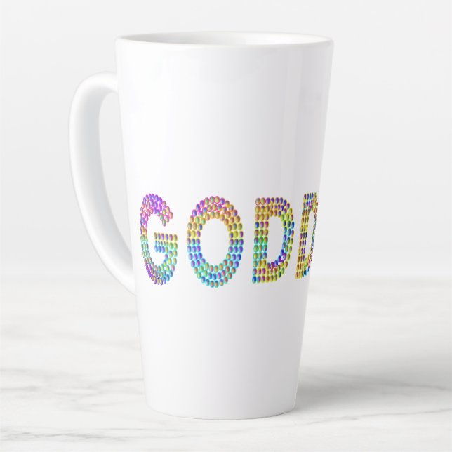 Taza De Café Latte diosa latte mug (Ángulo izquierdo)