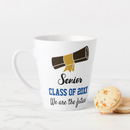 Taza De Café Latte Diploma Para El Graduado Latte Mug