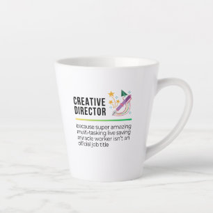 Taza De Café Latte Director Creativo