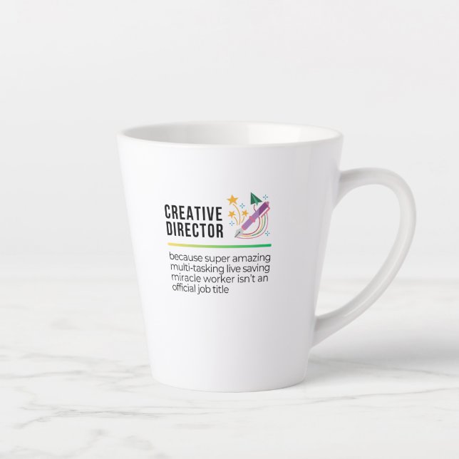 Taza De Café Latte Director creativo (Derecha)