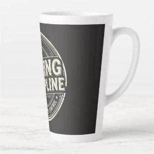Taza De Café Latte Disciplina de Boxeo Motivación Gimnasio Vintage