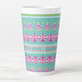 Taza De Café Latte Diseñador inspirador Latte Mug