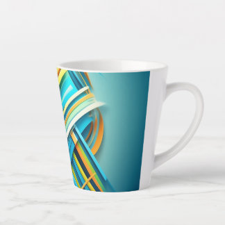 Taza De Café Latte Diseño abstracto de la mug