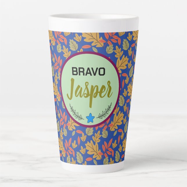 Taza De Café Latte diseño alternativo (Anverso)