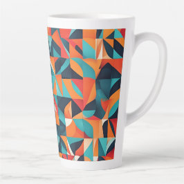 Taza De Café Latte Diseño artístico grande