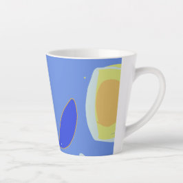 Taza De Café Latte Diseño colorido y divertido Latte Mug