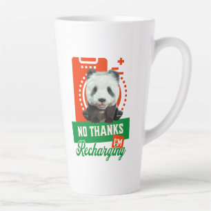 Taza De Café Latte Diseño de batería recargable de introvertido de Pa